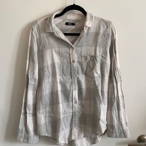 Urban outfitters BDG grey and white flannel
